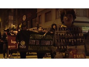 İsrail’in zulmünü protesto etmek için Netanyahu’yu "idam" ettiler