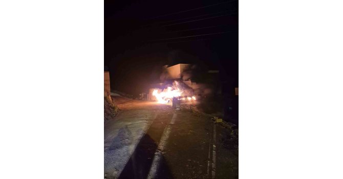 Alanya’da müstakil evde çıkan yangın korkuttu