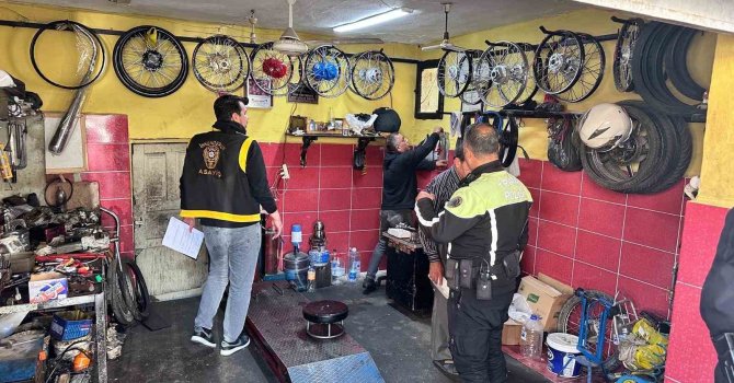 İskenderun’da motosiklet hırsızlığına yönelik denetim