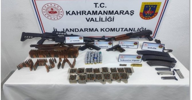 Kahramanmaraş’ta jandarmadan 3 aylık bilanço: 129 silah ele geçirildi, 275 kişi tutuklandı