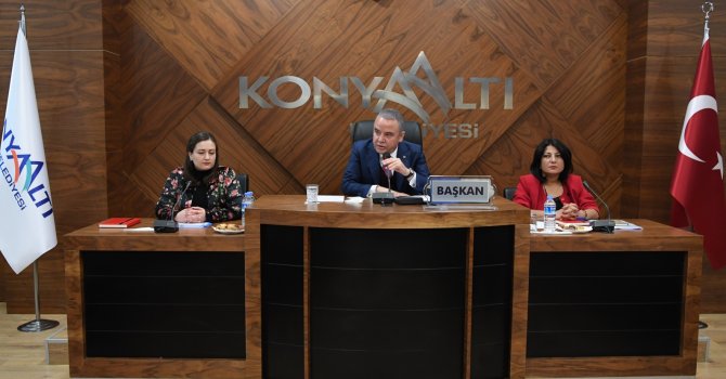 Konyaaltı’nda yılın ilk meclisi toplandı
