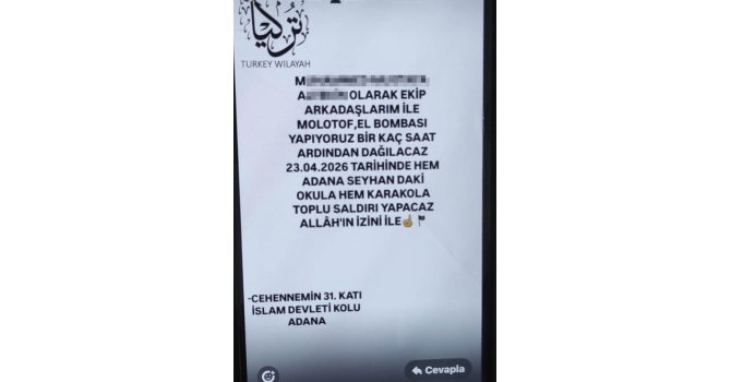 Sosyal medyadan "saldırı yapacağız" paylaşımına gözaltı