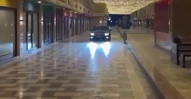 Araç trafiğine kapalı çarşıda çekilen 7 saniyelik video 30 bin TL’ye patladı