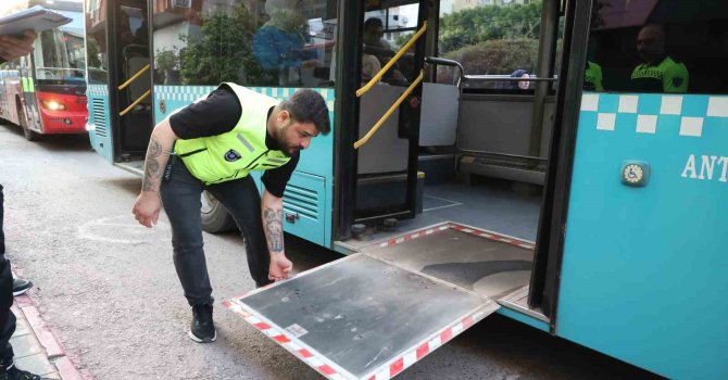 Büyükşehir’den toplu ulaşım araçlarına yönelik denetim