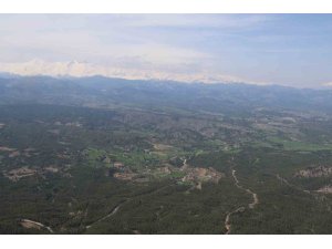 Adana’da bir yanda kar, bir yanda bahar