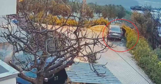 Park halindeki otomobili benzin döküp yakan, araç sahibinin yeğeni çıktı