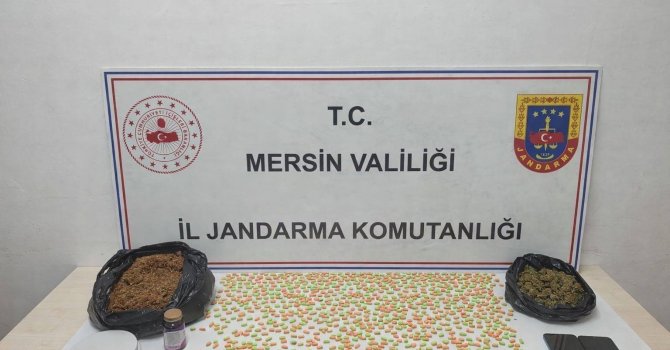 Mersin’de uyuşturucu taciri 2 şüpheli yakalandı