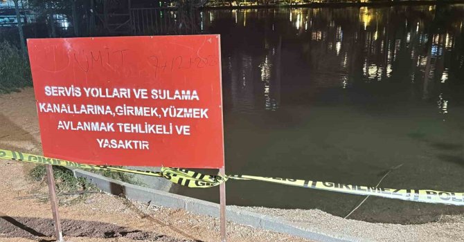 Adana’da nehre düşen genç hayatını kaybetti