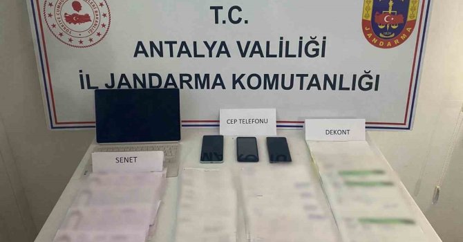 Kaş’ta tefecilik operasyonu: 4 şüpheliye adli işlem
