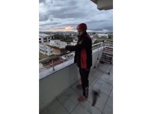 Osmaniye’de aspiratör borusuna giren 3 kırlangıç kurtarıldı