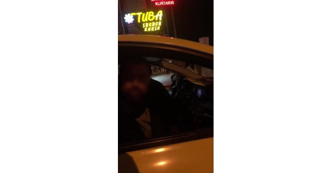 Taksiciden motosikletliye, "10 dakikaya gel buraya" tehdidi