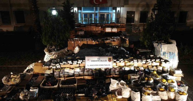 Osmaniye’de 15 milyonluk kaçak ürün operasyonu: 3 tutuklama