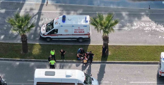 Manavgat’ta motosikletler çarpıştı: 2 yaralı