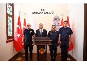 Vali Şahin: "Hedefimiz Antalya’da deniz hep temiz"