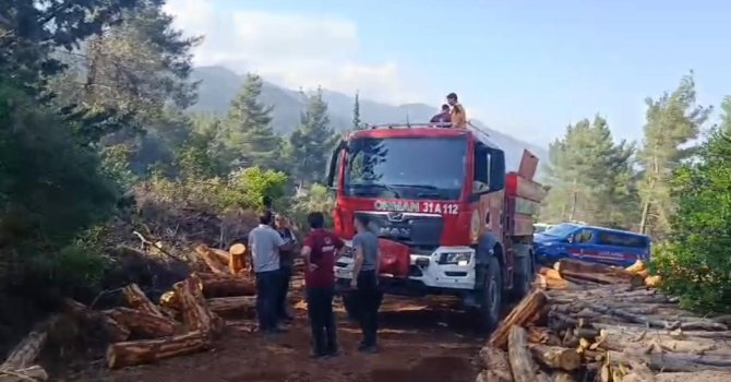 Hatay’da ormanı yangını çıktı