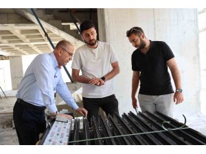 Başkan Yapar, yapımı devam eden projeleri yerinde inceledi