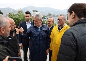Başkan Öntürk, yağıştan etkilenen bölgelerde incelemelerde bulundu