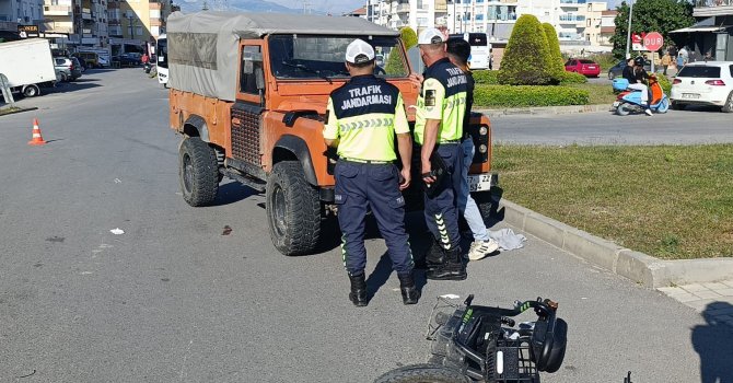 Kazadan yaralı kurtulan sürücüye araca plaka takmamaktan 46 bin TL ceza