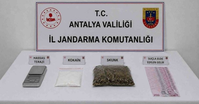 Antalya’da uyuşturucu operasyonunda 1 şüpheliye işlem
