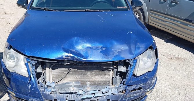 Hatay’da iki otomobilin karıştığı kazada 1 kişi yaralandı