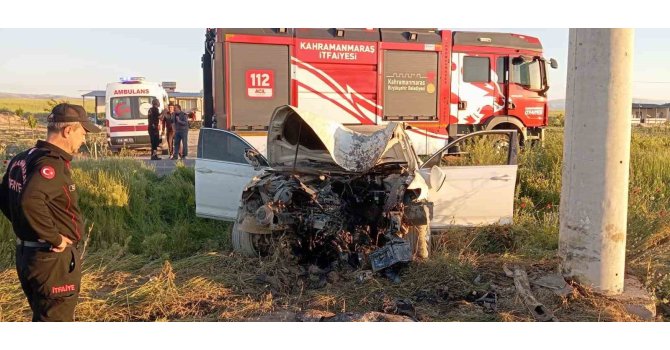 Kahramanmaraş’ta kaza: 1 yaralı