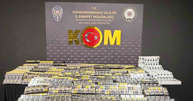 Kahramanmaraş’ta kaçak sigara ve tütün operasyonu