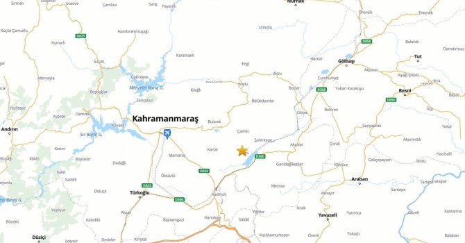 Kahramanmaraş’ta 4.4 büyüklüğünde deprem