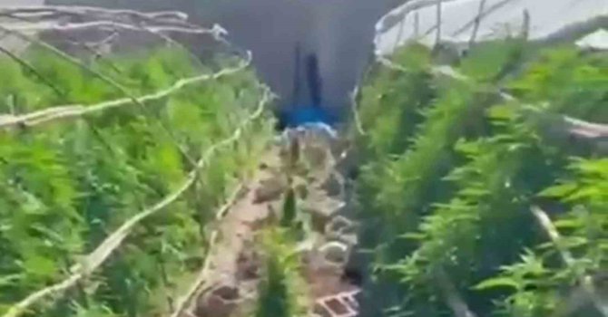 Seraları uyuşturucu üretim tesisine çeviren şahıslara operasyon