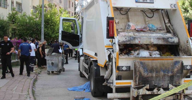 Çöp kamyonunun çarptığı yaşlı kadın hayatını kaybetti