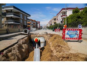 Tarsus’ta yağmursuyu hattı çalışmaları tamamlandı