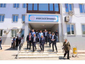 TBMM Komisyonu Ayser Çalık Ortaokulu’nda incelemelerde bulundu