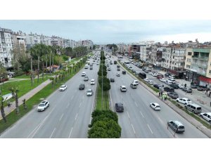 Gazi Bulvarı’nda trafik akışını rahatlatmak için çalışma başlatıldı