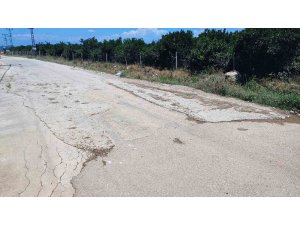 Vatandaş belediyeden umudu kesince cebinden para verip çukura beton döktü