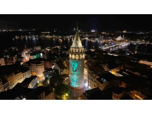 Kahramanmaraş’ın edebiyat ışığı Galata Kulesi’ne yansıdı
