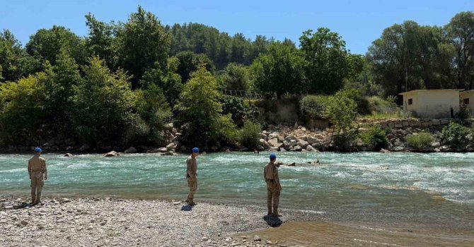 Alara Çayı’nda kaybolan genç için arama çalışmalarında 9. gün