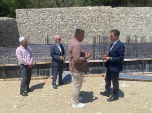 Çökek Mahallesi’nde cami inşaatı devam ediyor
