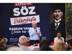 Kepez Belediye Başkanı Mesut Kocagöz vatandaşlarla buluştu