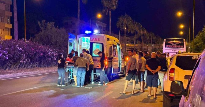 Gazipaşa’da aracın çarptığı yaya yaralandı