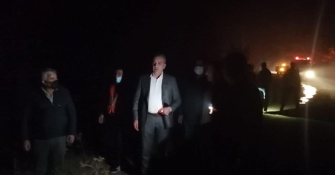 Başkan Esen, orman yangını bölgesinde