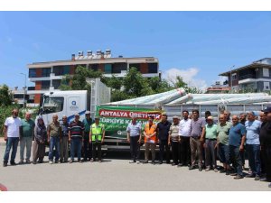 Büyükşehir’den Gazipaşalı üreticilere naylon desteği
