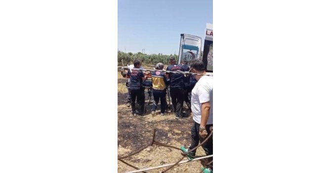 Osmaniye’de anız yangını meyve bahçelerine sıçradı: 1 kişi hastanelik oldu