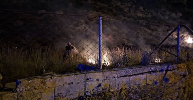 Samandağ’da makilik yangını