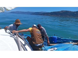 Eğirdir Gölü’nde su ürünleri denetimleri sürüyor
