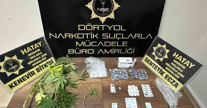 Dörtyol’da uyuşturucu operasyonu: 2 gözaltına
