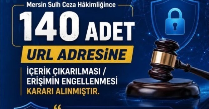 Mersin’de müstehcen içerik paylaşan 140 hesaba işlem yapıldı