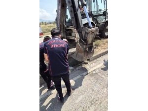 Osmaniye’de mazgala düşen yavru kedi itfaiye ekiplerince kurtarıldı