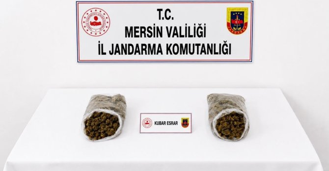 Mersin’de jandarmadan uyuşturucu operasyonu: 2 tutuklama