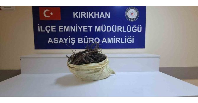 Kırıkhan’da 3 buçuk milyon TL’lik kablo çalan 3 kişi tutuklandı
