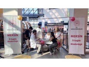 Mersin’de sağlıklı yaşam için sahada test uygulaması