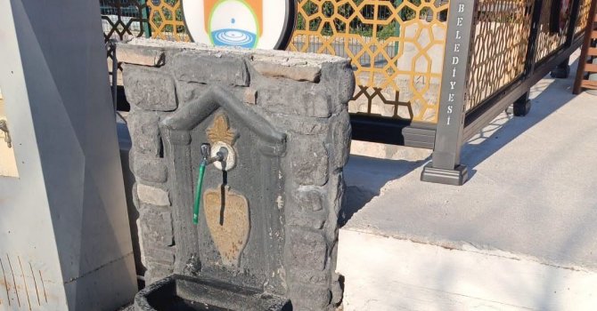 Burdur’da çeşmeye zarar veren gençlere idari yaptırım